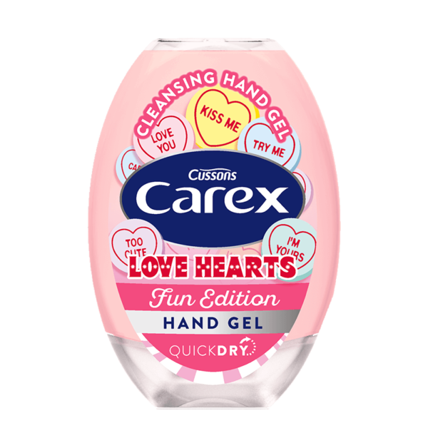 Carex Hand Gel Love Hearts 50ml Carex Hand Gel Love Hearts 50ml